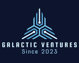 Sci Fi - Triangle Circuit Technology logo design