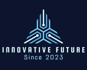 Future - Triangle Circuit Technology logo design