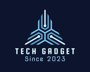 Device - Triangle Circuit Technology logo design
