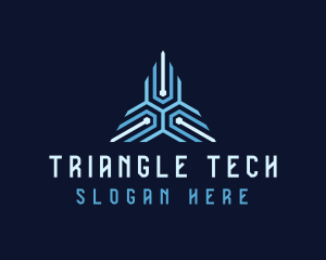 Triangle Circuit Technology logo design