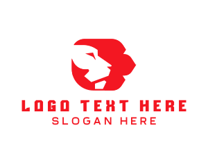 Lion Head Animal Logo