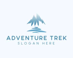 Mountain Trek Hiking logo design