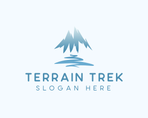 Mountain Trek Hiking logo design