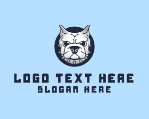 Puppy - Bulldog Pup Breeder logo design
