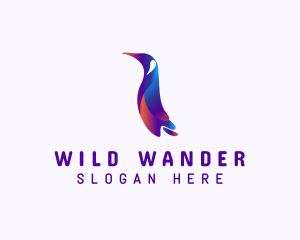 Wild Penguin Zoo logo design