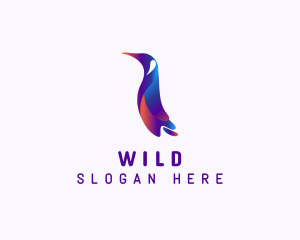 Wild Penguin Zoo logo design