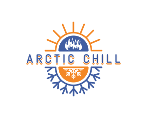 Hot Cold Thermal logo design