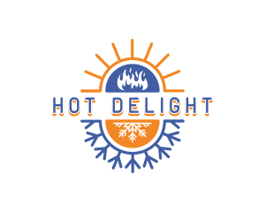 Hot Cold Thermal logo design