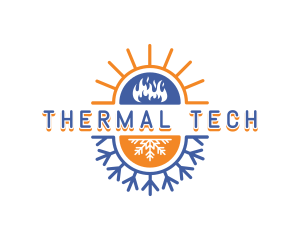 Hot Cold Thermal logo design