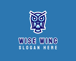 Wise Bird Owl logo design