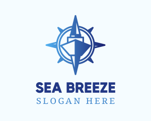 Nautical - Nautical Ship Compass logo design