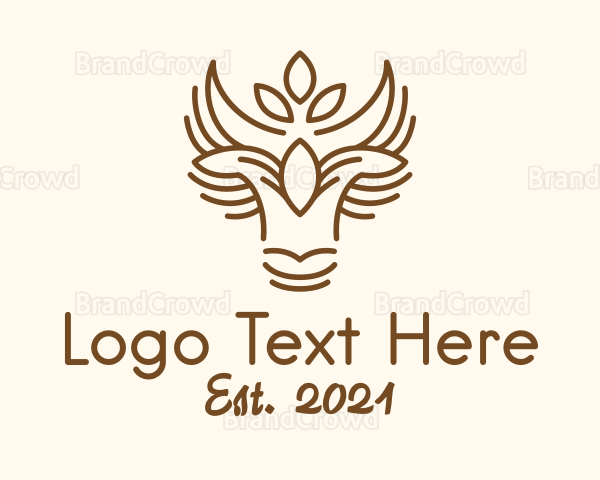 Natural Leaf Cow Logo