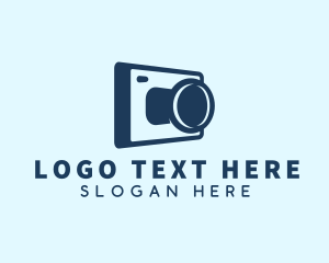 Action Camera - Photography Camera Lens logo design