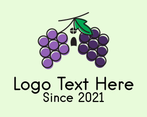 Drink - Grape Farm House logo design