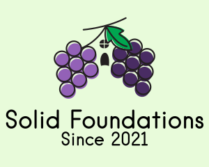 Wine Business - Grape Farm House logo design
