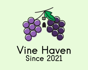 Grape Farm House  logo design