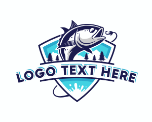 Aquarium - Restaurant Fishing Tuna logo design