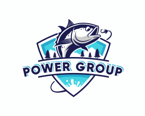 Restaurant Fishing Tuna Logo
