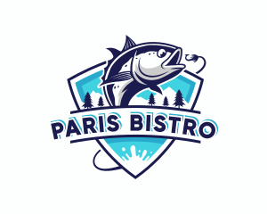 Restaurant Fishing Tuna logo design