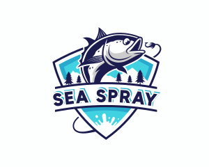 Restaurant Fishing Tuna logo design