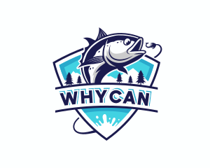 Aquarium - Restaurant Fishing Tuna logo design