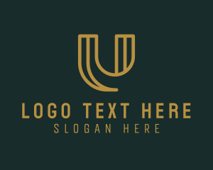 Lettermark - Business Consultancy Firm Letter U logo design