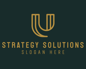 Consulting - Business Consultancy Firm Letter U logo design