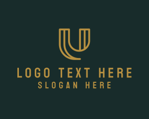 Firm - Business Firm Letter U logo design