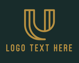 Advisory - Corporate Advisory Letter U logo design