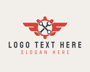 Industrial Mechanic Wrench Repair  Logo