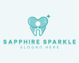 Sparkle Tooth Dentist logo design