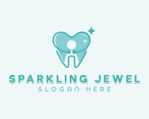 Sparkle Tooth Dentist logo design