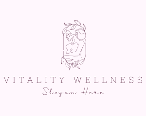 Beauty Wellness Woman  logo design