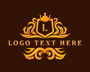 Luxe - Premium Shield Crest logo design