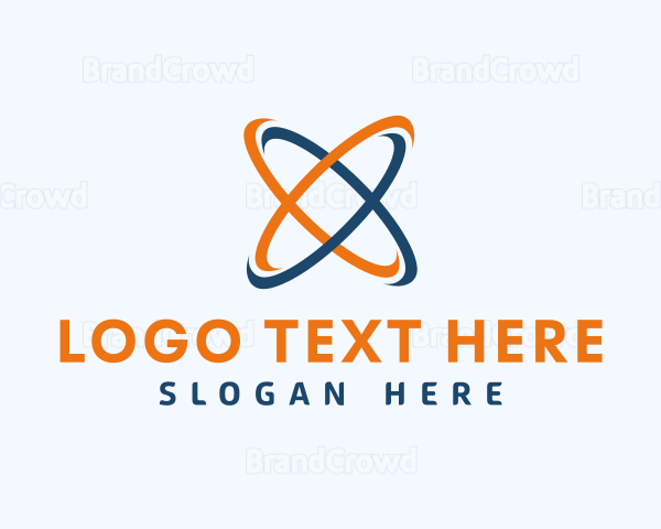 Science Atom Business Company Logo