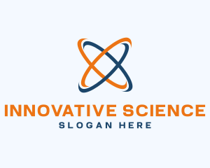 Science - Science Atom Letter X logo design