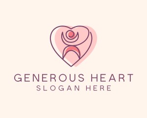 Human Heart Charity  logo design