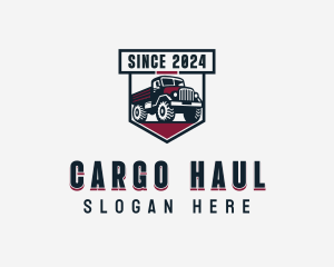 Truck Transportation Vehicle logo design