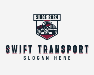 Truck Transportation Vehicle logo design