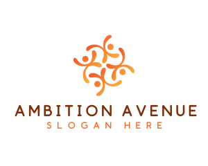 Ambition - People Social Charity logo design