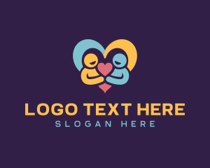 Ngo - Heart Organization Community logo design