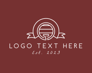 Wine Shop - Wine Barrel Banner logo design