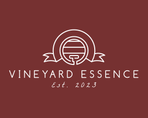 Wine Barrel Banner logo design