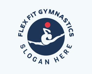 Gymnastics - Ball Gymnastics Sport logo design