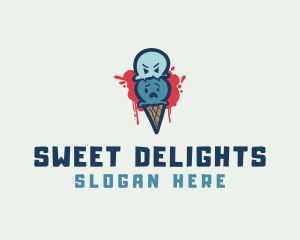 Desserts - Ice Cream Scoop logo design