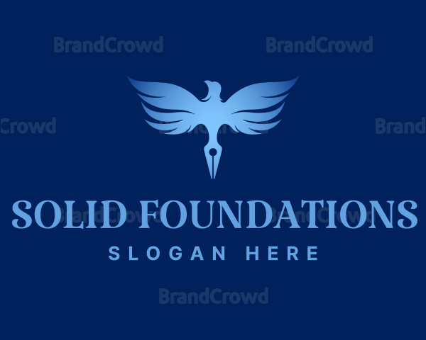 Blue Bird Pen Logo