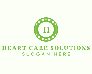 Medical Natural Leaf  logo design