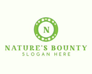 Medical Natural Leaf  logo design