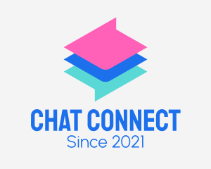 Colorful Chat App  logo design