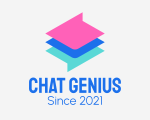 Colorful Chat App  logo design